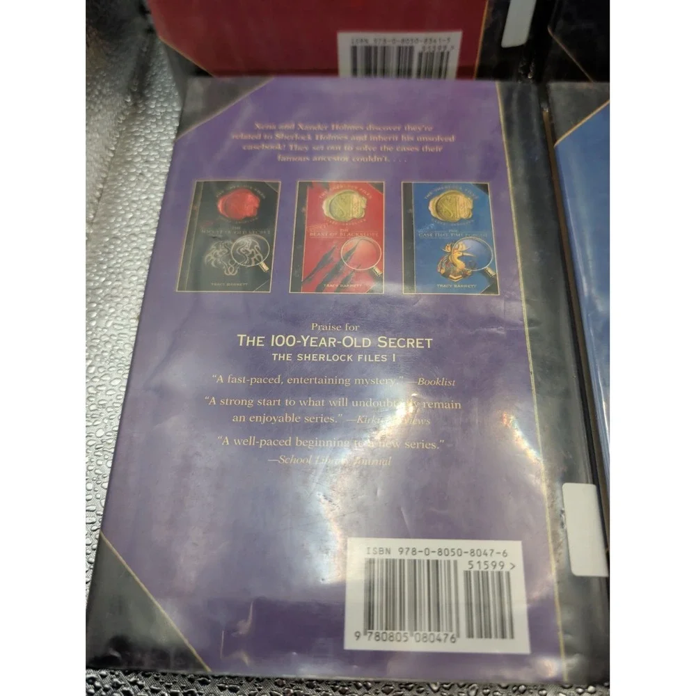 Complete Set Series - Lot of 4 Sherlock Files books by Tracy Barrett